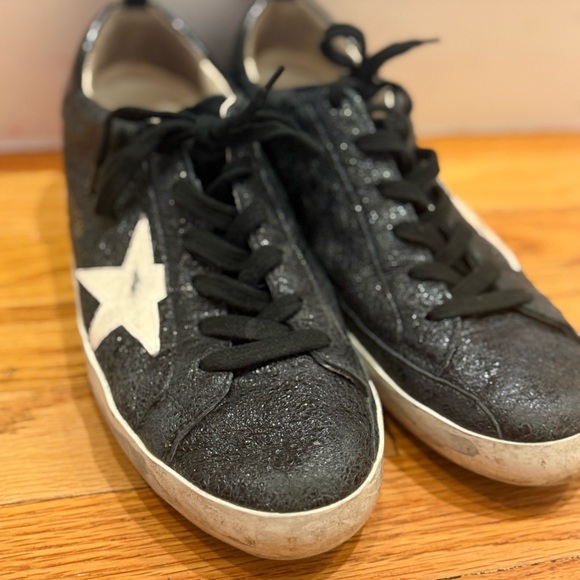 Golden Goose Shoes - Golden Goose Black and White star designer Sneakers